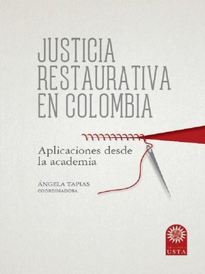 cover image of Justicia restaurativa en Colombia